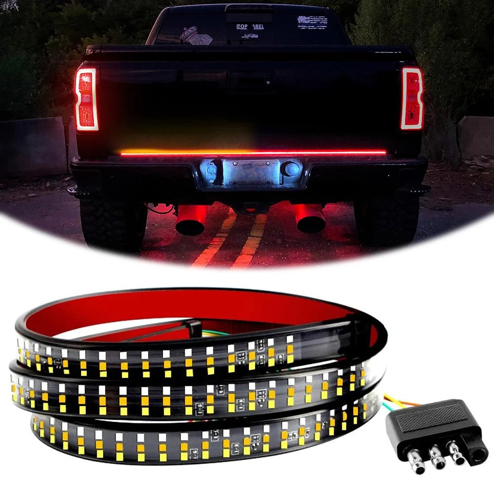 Truck Tailgate Waterproof Light Bar 60 Inch LED Strip - Foldingup