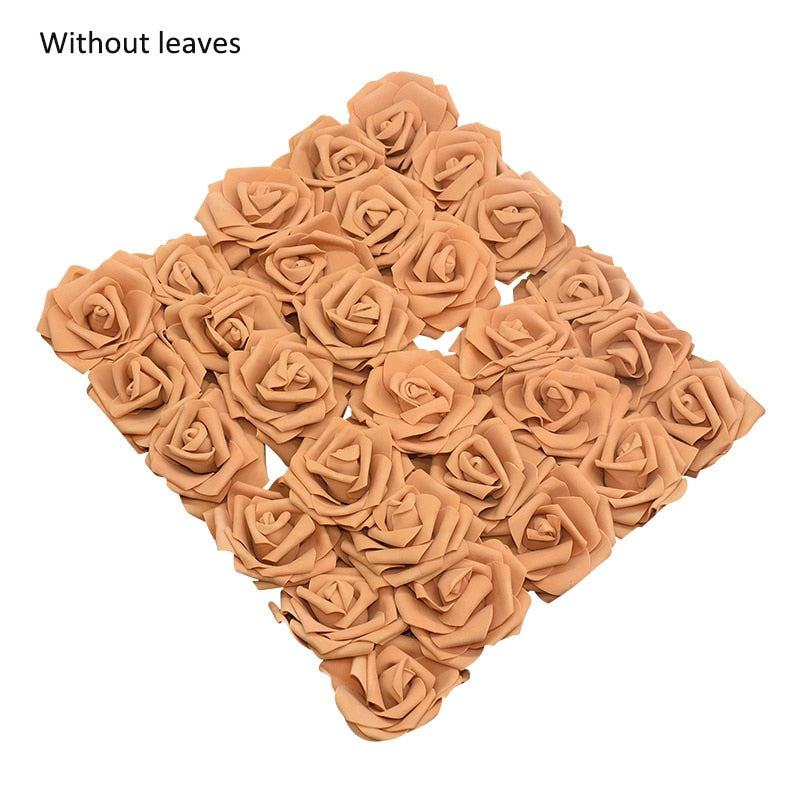 10/20/30 Heads 8CM Artificial PE Foam Rose Flowers
