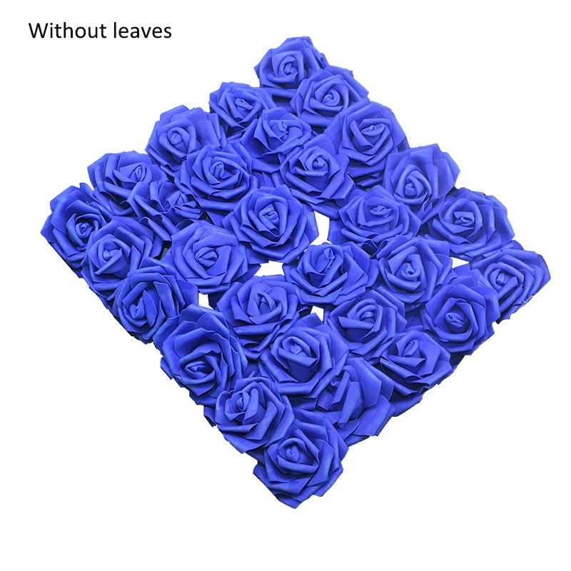 10/20/30 Heads 8CM Artificial PE Foam Rose Flowers