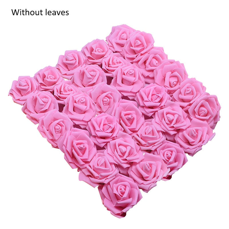 10/20/30 Heads 8CM Artificial PE Foam Rose Flowers