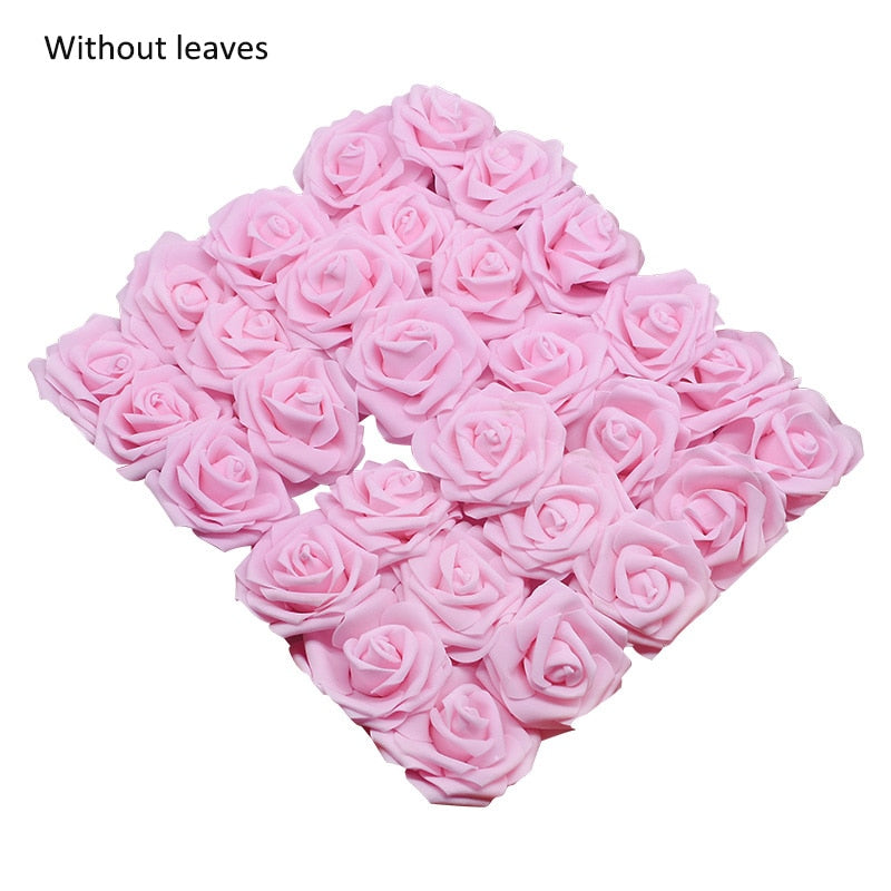 10/20/30 Heads 8CM Artificial PE Foam Rose Flowers
