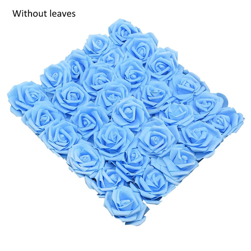10/20/30 Heads 8CM Artificial PE Foam Rose Flowers