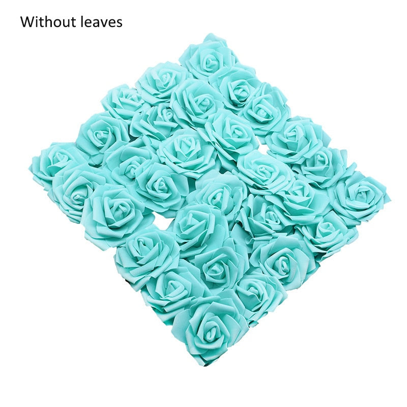 10/20/30 Heads 8CM Artificial PE Foam Rose Flowers
