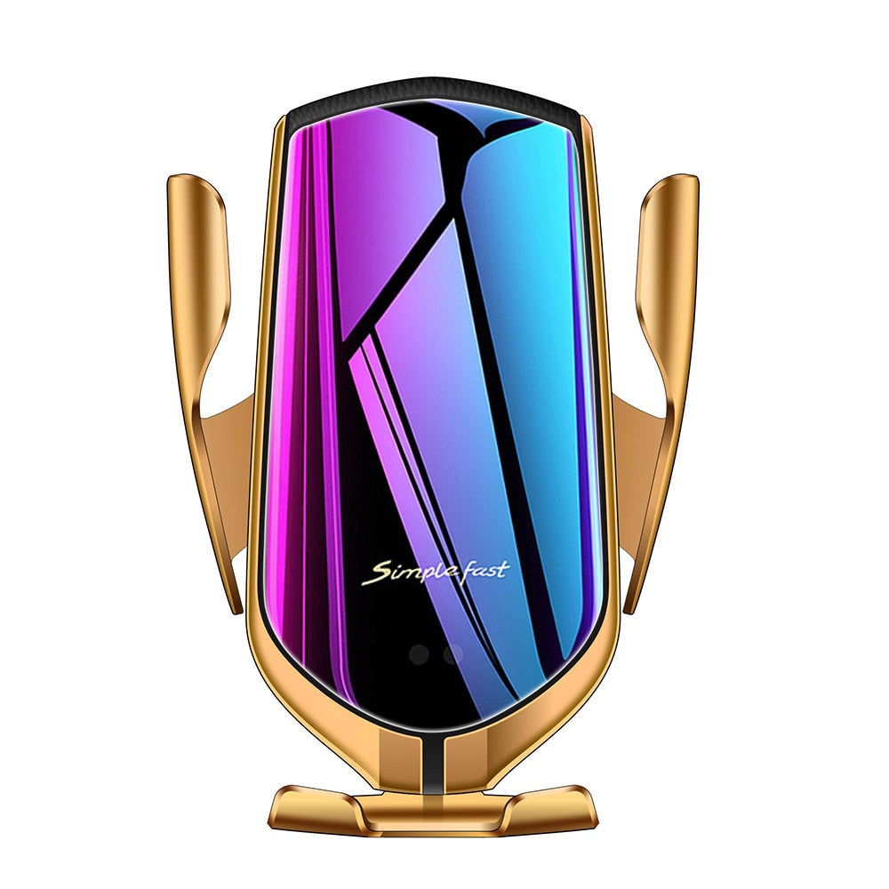Automatic Clamping Fast Car Wireless Charger