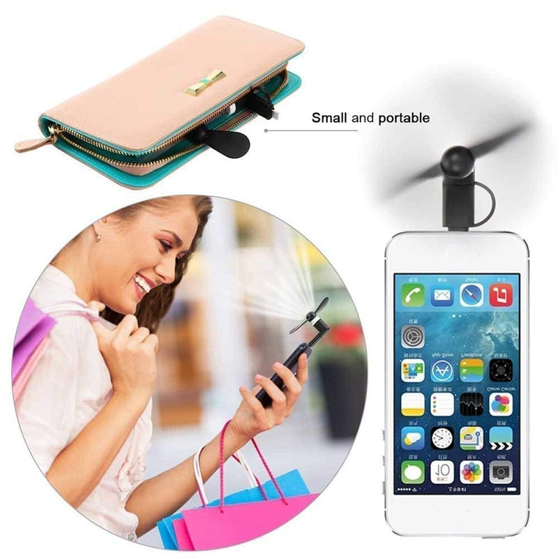 Mini Portable USB Mobile Fan