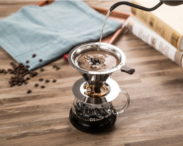 Reusable Coffee Filter - Grinder - Tamper for Espresso - foldingup
