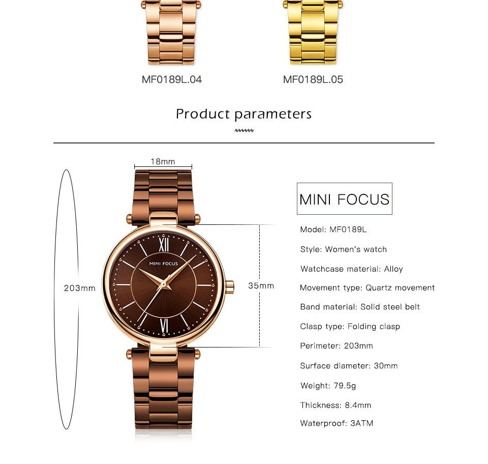 Fashion Women Watches Waterproof