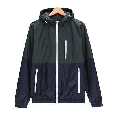Windbreaker Hooded Lightweight Jacket