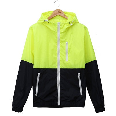 Windbreaker Hooded Lightweight Jacket