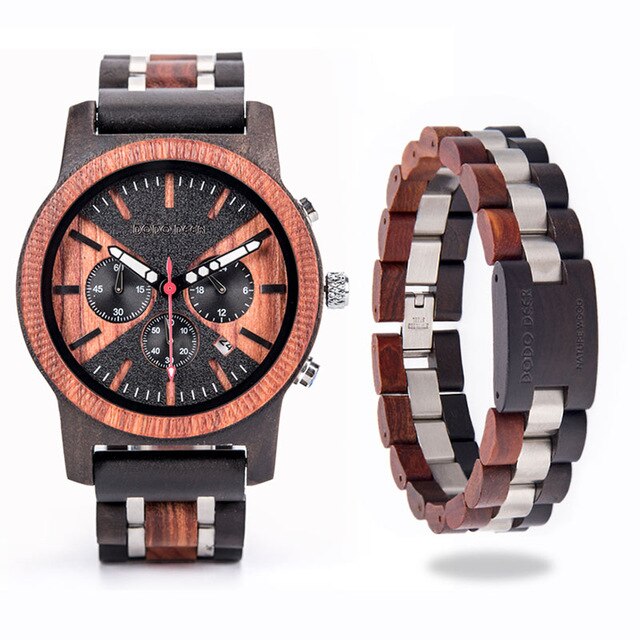 Vintage Wooden Military Watch