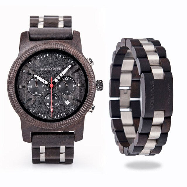 Vintage Wooden Military Watch