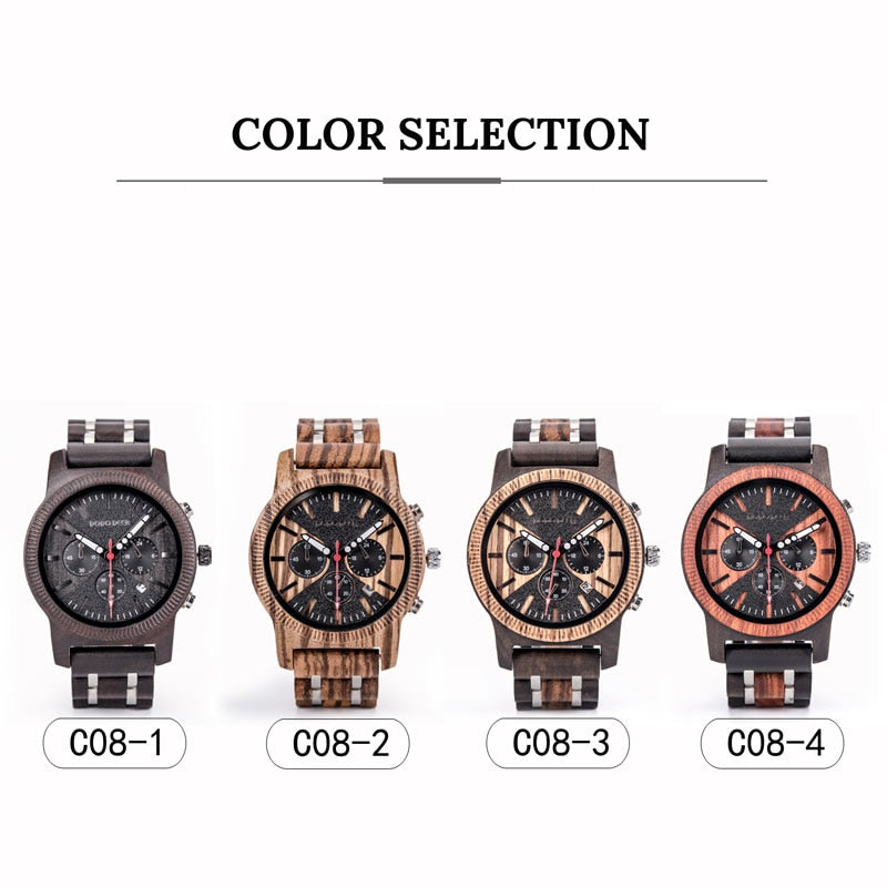 Vintage Wooden Military Watch