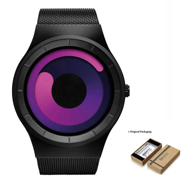 Sweeping display Wristwatches