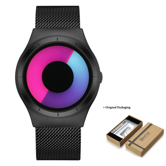 Sweeping display Wristwatches