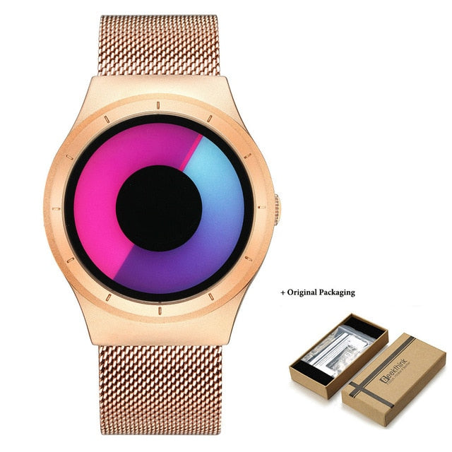 Sweeping display Wristwatches