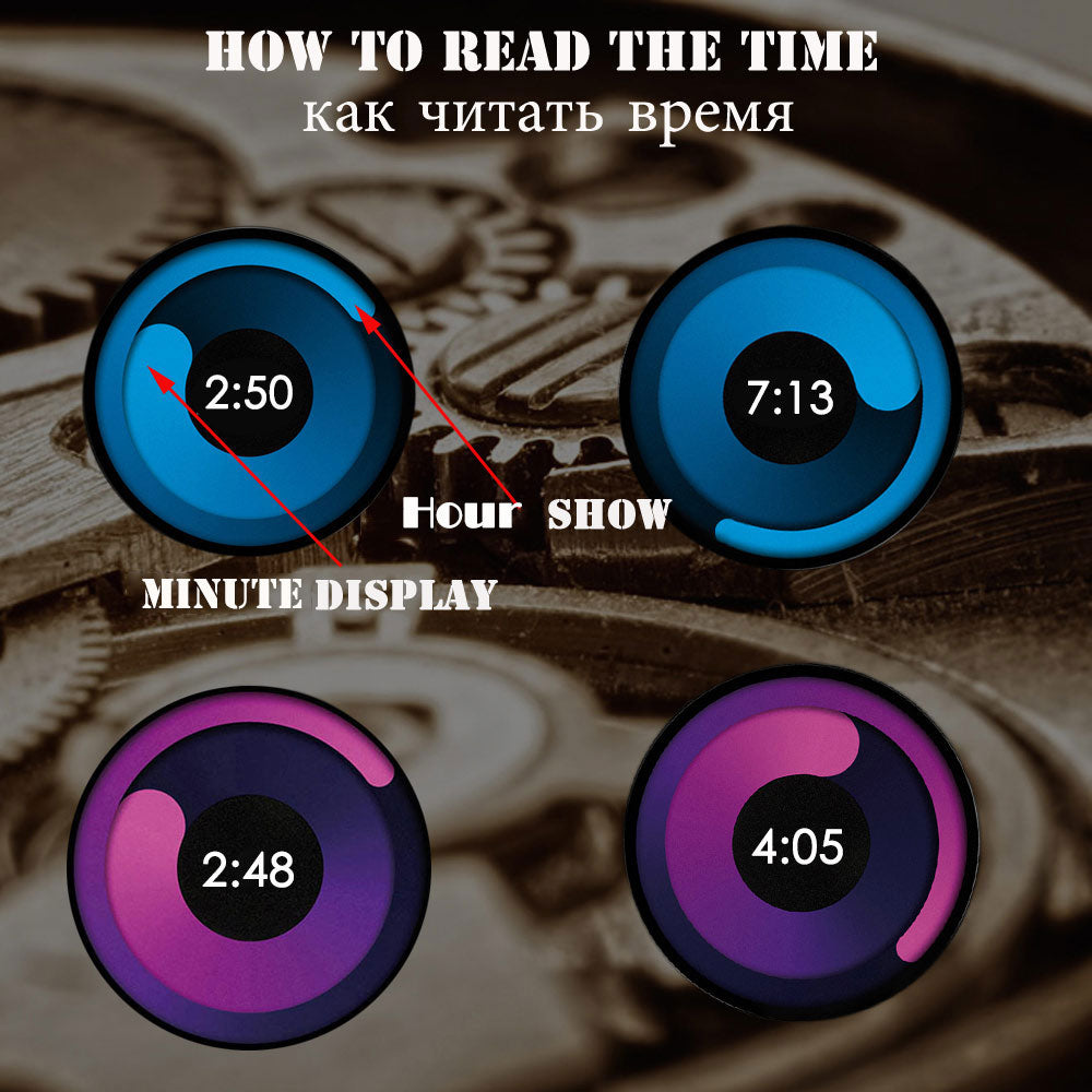 Sweeping display Wristwatches