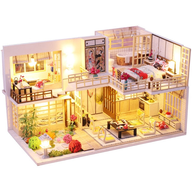 Mini DIY Dollhouse Wooden