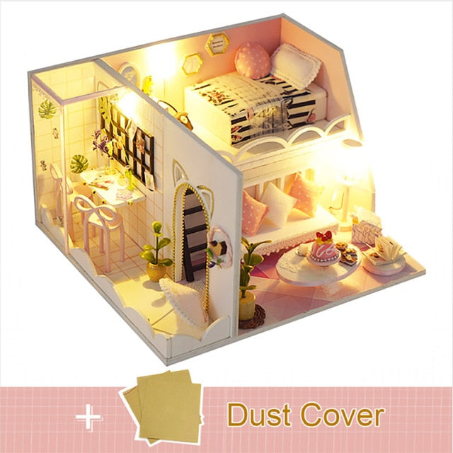 Mini DIY Dollhouse Wooden