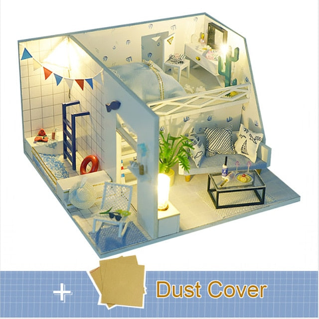 Mini DIY Dollhouse Wooden