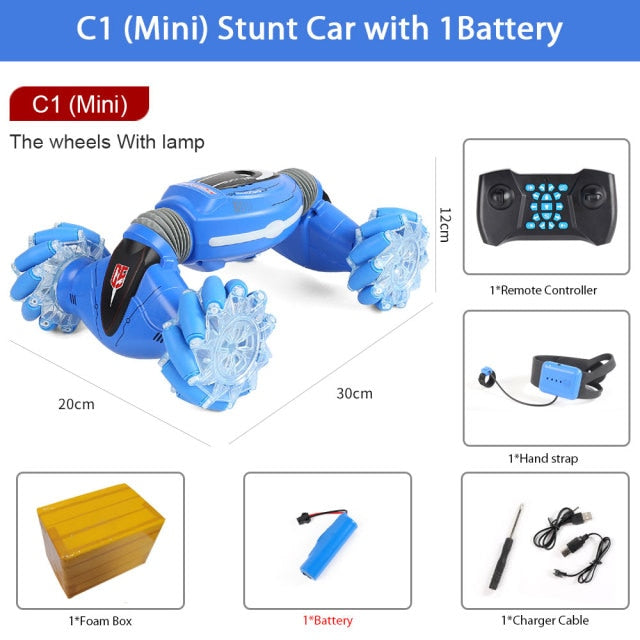 Gesture Sensing Stunt Remote Control Car