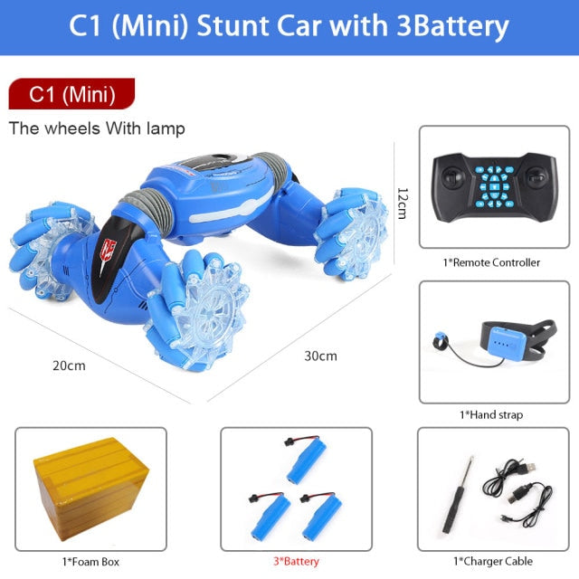 Gesture Sensing Stunt Remote Control Car
