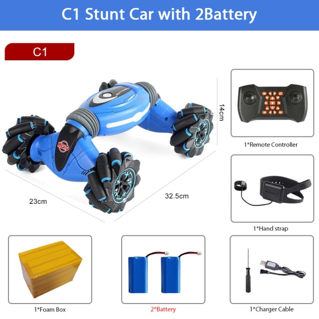 Gesture Sensing Stunt Remote Control Car