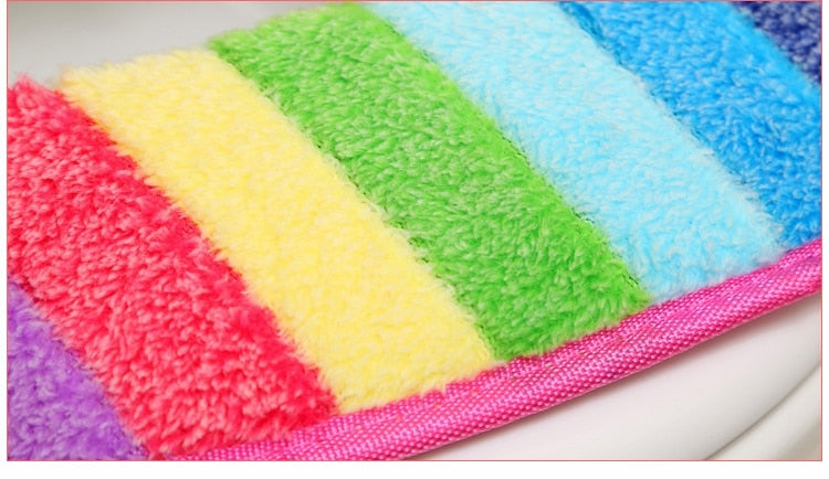 Rainbow Toilet Seat Cover
