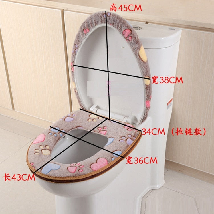Rainbow Toilet Seat Cover
