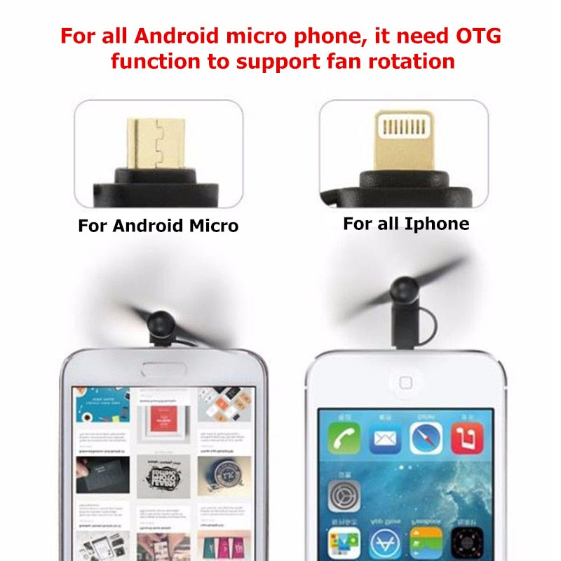 Mini Portable USB Mobile Fan