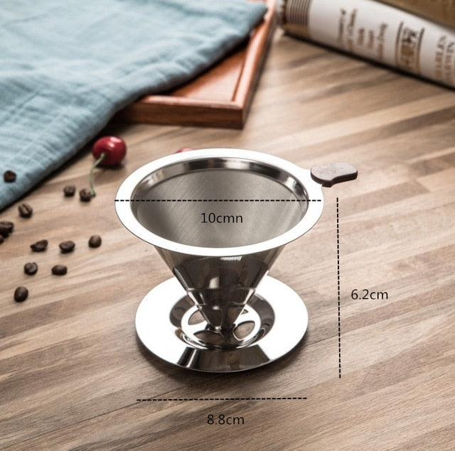 Reusable Coffee Filter - Grinder - Tamper for Espresso - foldingup