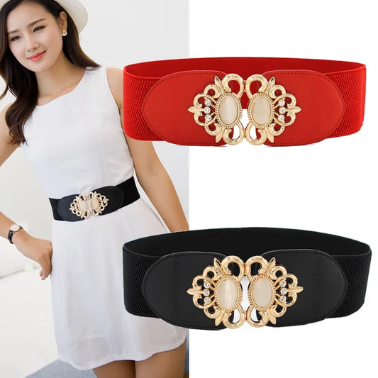 Elegant Wide Waistband: Women's Fashion Accessory