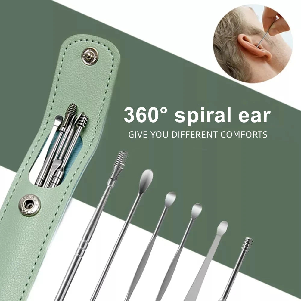 Ear cleaner Wax Pickers 360 spiral