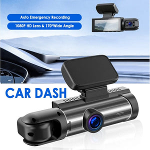 Dash Cam Car DVR Wide-angle 2-record front and inside Video High-definition Night Vision 1080P Driving Recorder