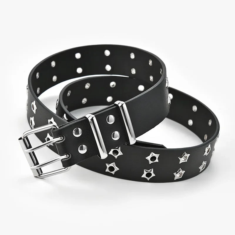 Punk Style Hollow Star Chain Belt: Adjustable Fashion Accessory