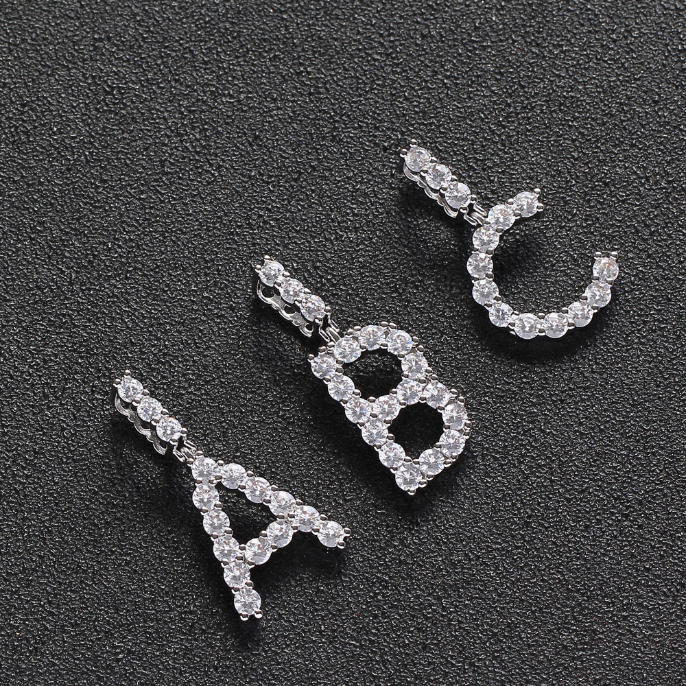 Zircon Name Initial Necklaces