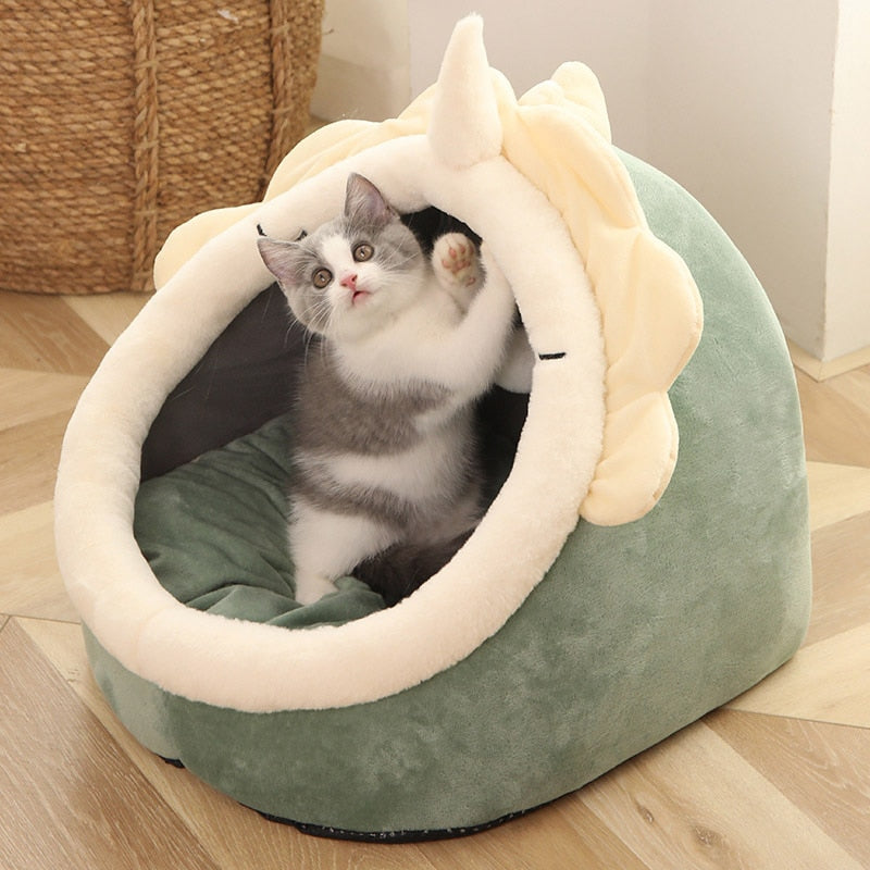 Cozy Cat Bed Warm Pet Basket