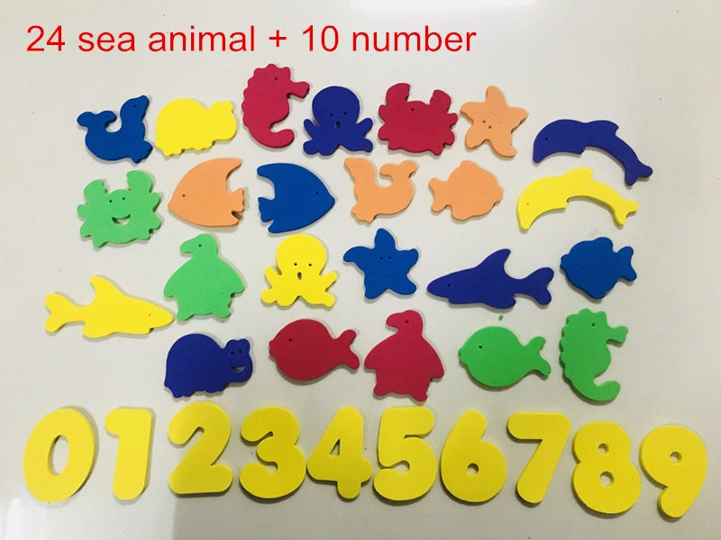 Alphanumeric Bath Toys