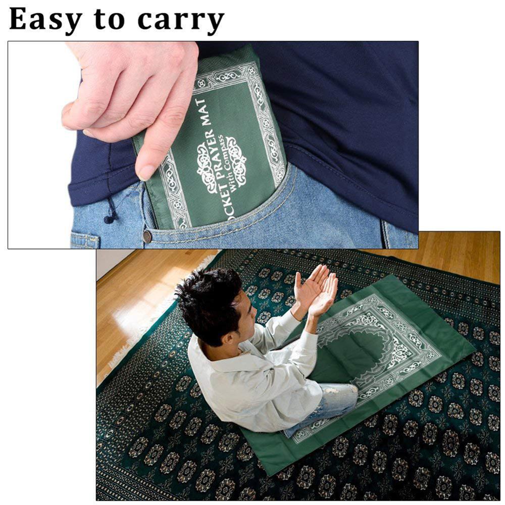 Portable Prayer mat with Compass