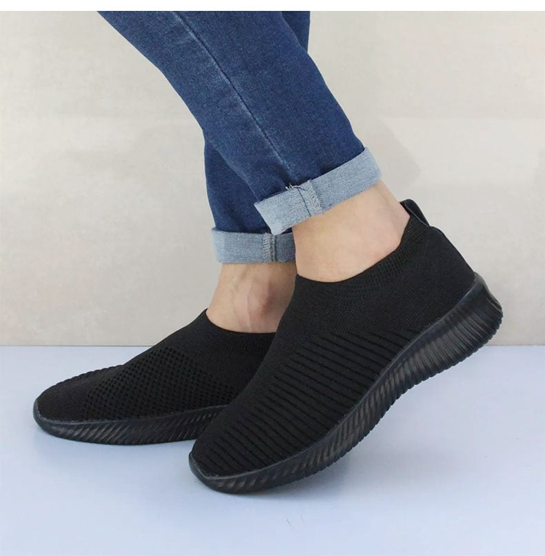 Women's Sneakers Flat Knitting