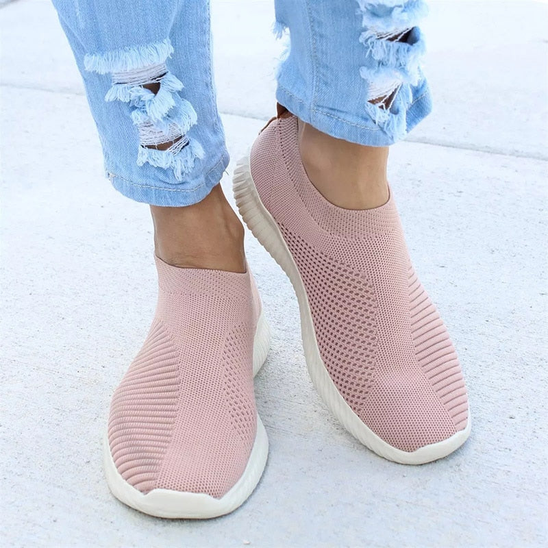 Women's Sneakers Flat Knitting