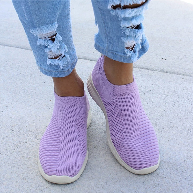 Women's Sneakers Flat Knitting