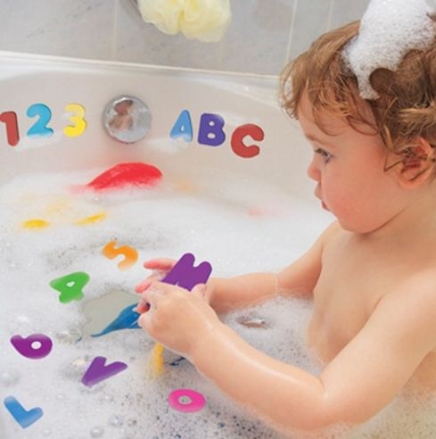 Alphanumeric Bath Toys