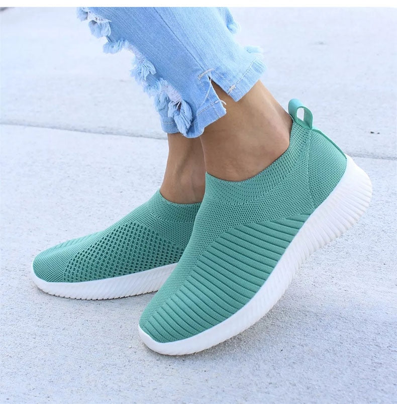 Women's Sneakers Flat Knitting