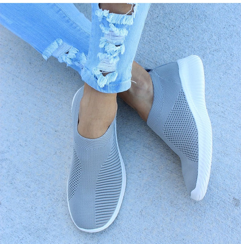 Women's Sneakers Flat Knitting