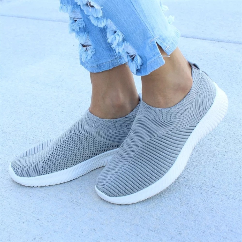 Women's Sneakers Flat Knitting