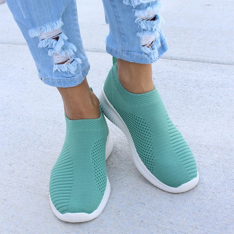 Women's Sneakers Flat Knitting