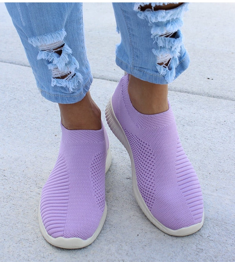 Women's Sneakers Flat Knitting