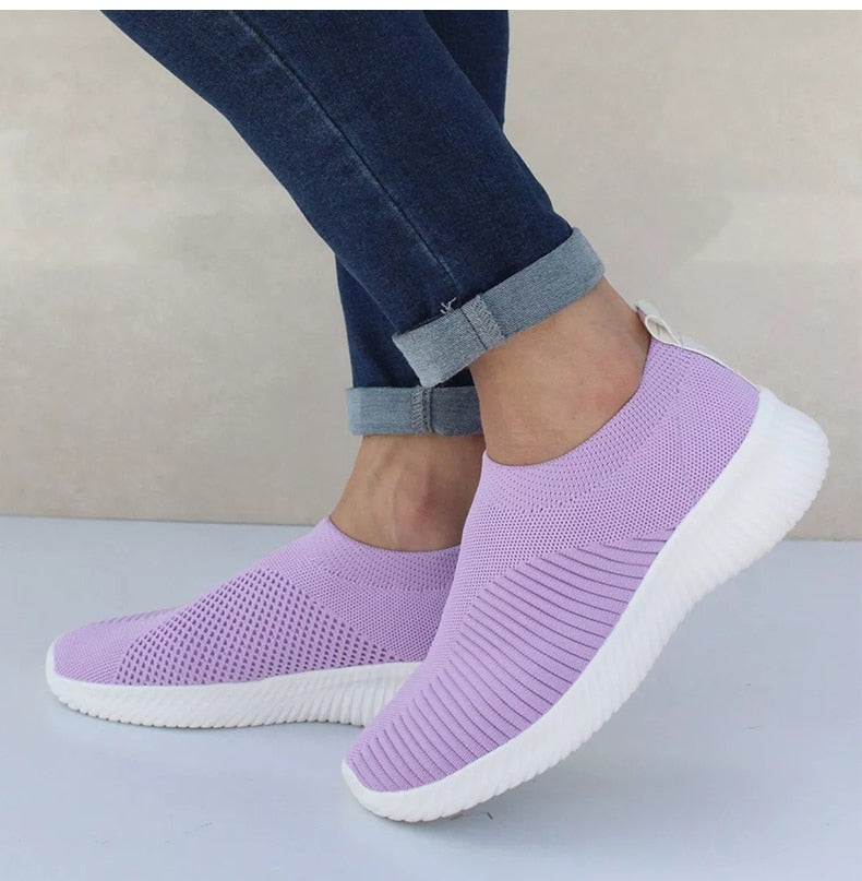 Women's Sneakers Flat Knitting