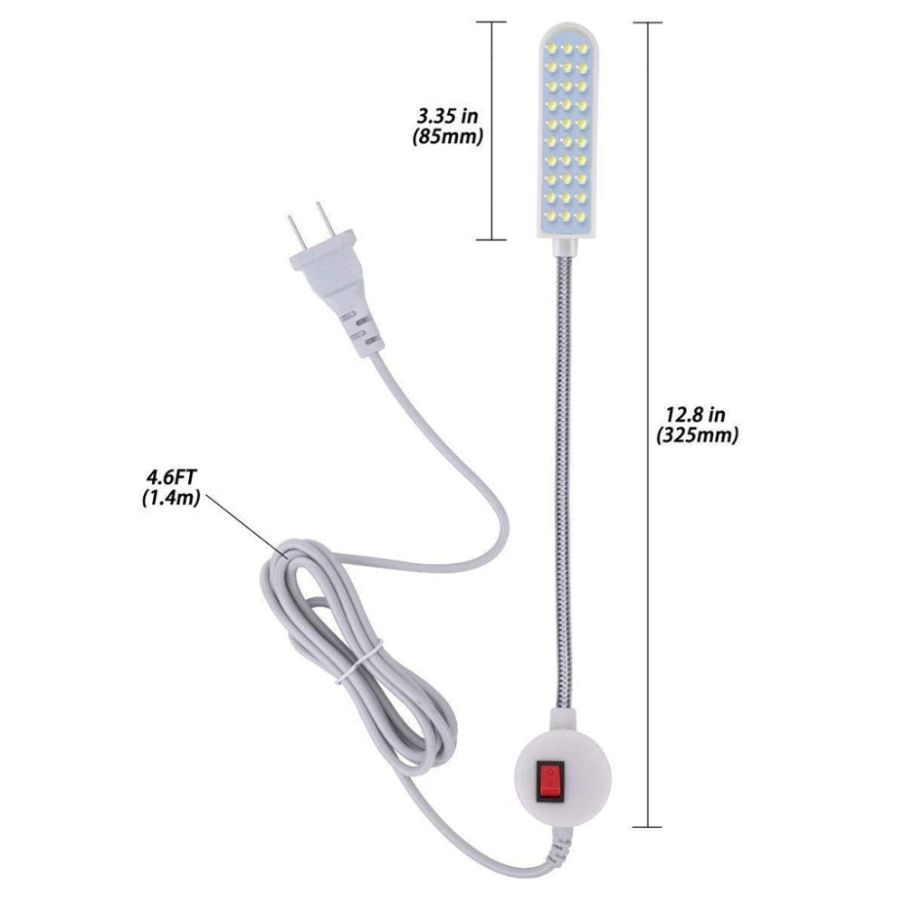 Sewing machine LED light