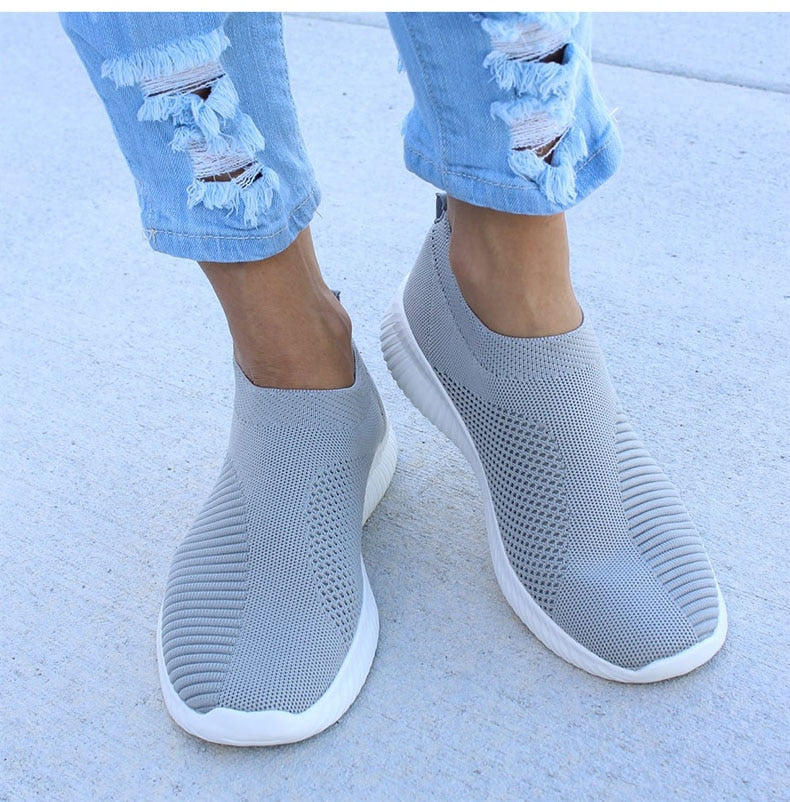 Women's Sneakers Flat Knitting